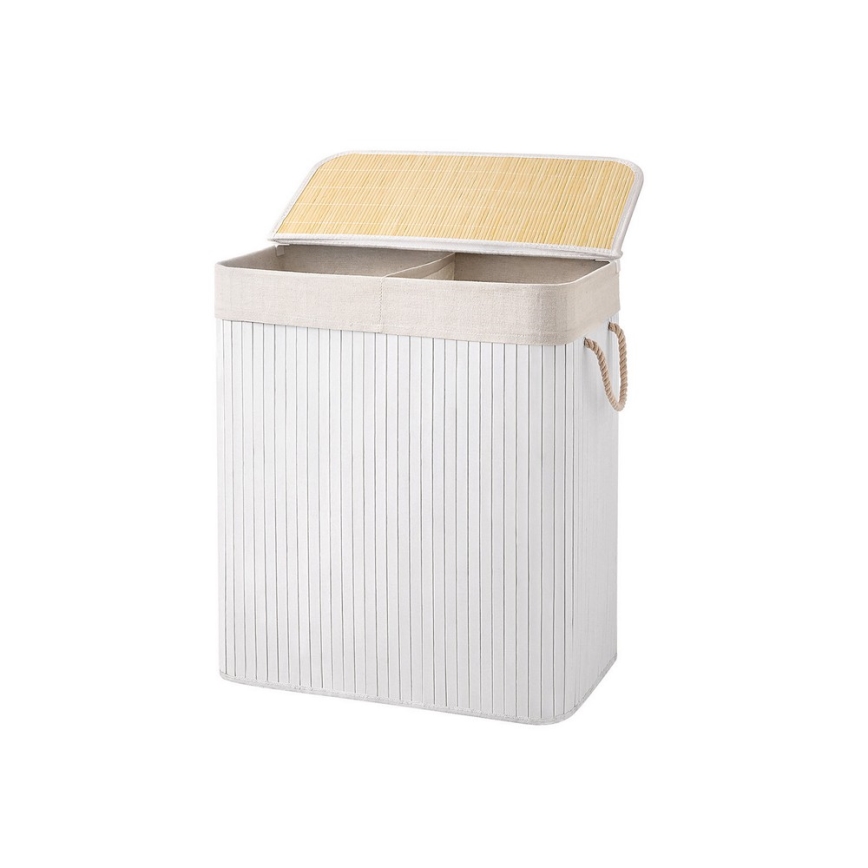 Panier à linge GUS blanc