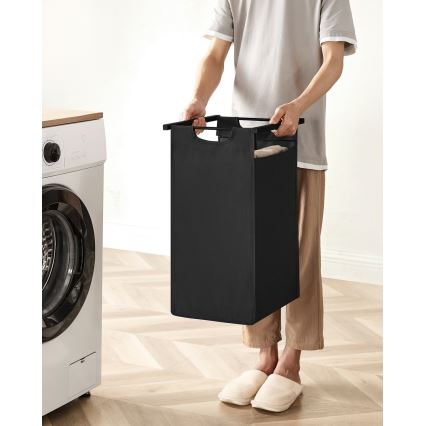 Panier à linge REX 73 x 72 x 33 cm marron/noir