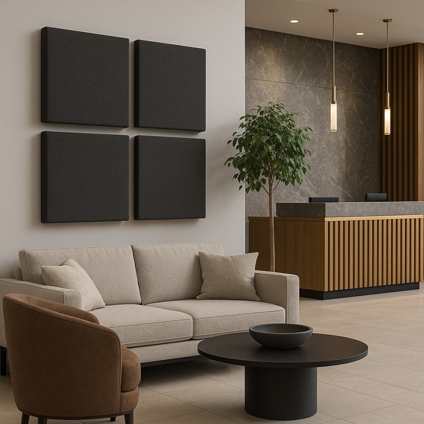 Panneau acoustique SILENCE 58x58 cm anthracite