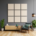 Panneau acoustique SILENCE 58x58 cm crémeux