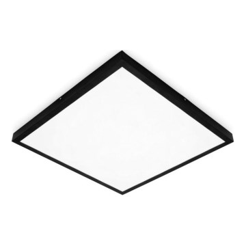 Panneau en saillie BRISBANE LED/36W/230V 4000K 59,5x59,5 cm noir