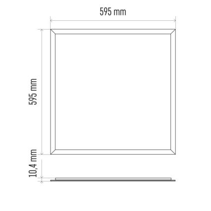 Panneau de plafond salle de bain PROFI PLUS LED/40W/230V IP44