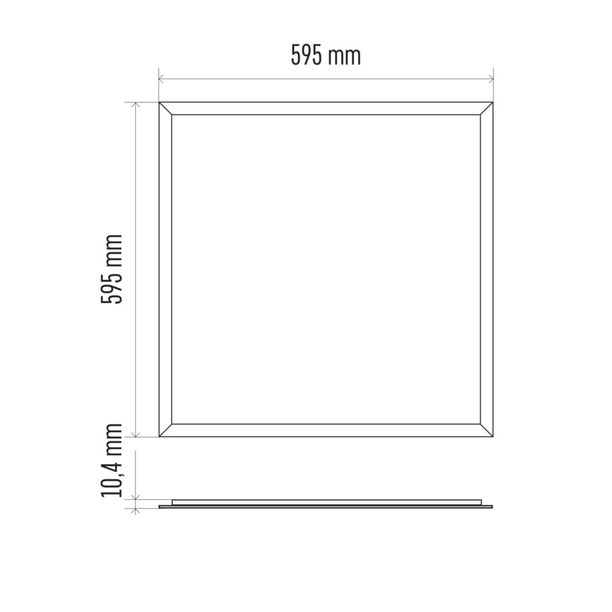 Panneau de plafond salle de bain PROFI PLUS LED/40W/230V IP44