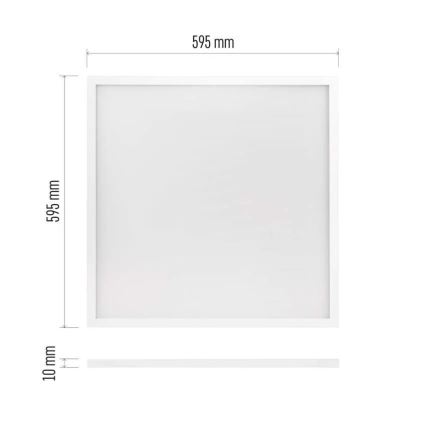 Panneau encastrable PROXO LED/33W/230V 4000K 60x60 cm blanc