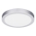 Panneau LED 2 en 1 pour montage en surface ou encastré 24W/230V 3000/4000/6000K Ø 30 cm IP54 argenté