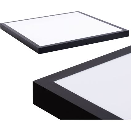 Panneau LED/60W/230V 4000K 60x60 cm noir