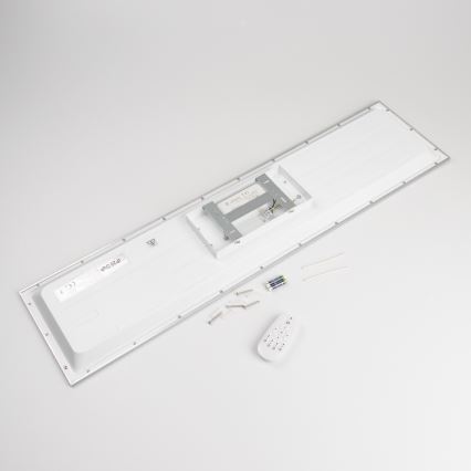 Panneau LED dimmable de surface 32W/230V 2700-6500K 25x100 cm blanc + télécommande