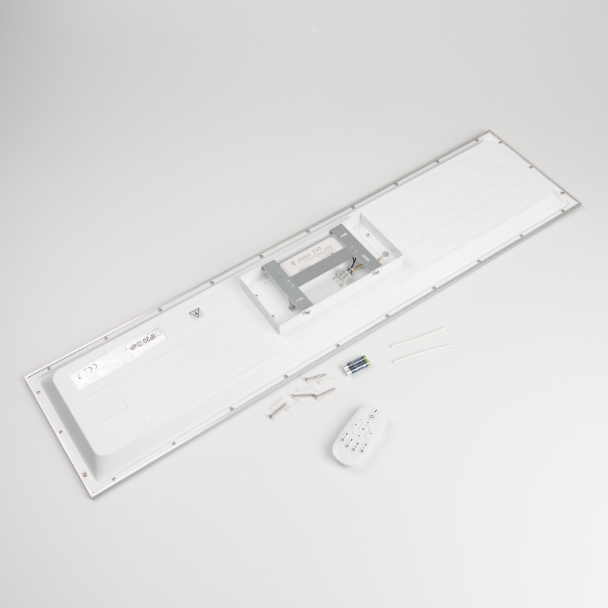 Panneau LED dimmable de surface 32W/230V 2700-6500K 25x100 cm blanc + télécommande