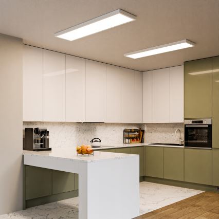 Panneau LED en saillie 60W/230V 30x120 cm blanc