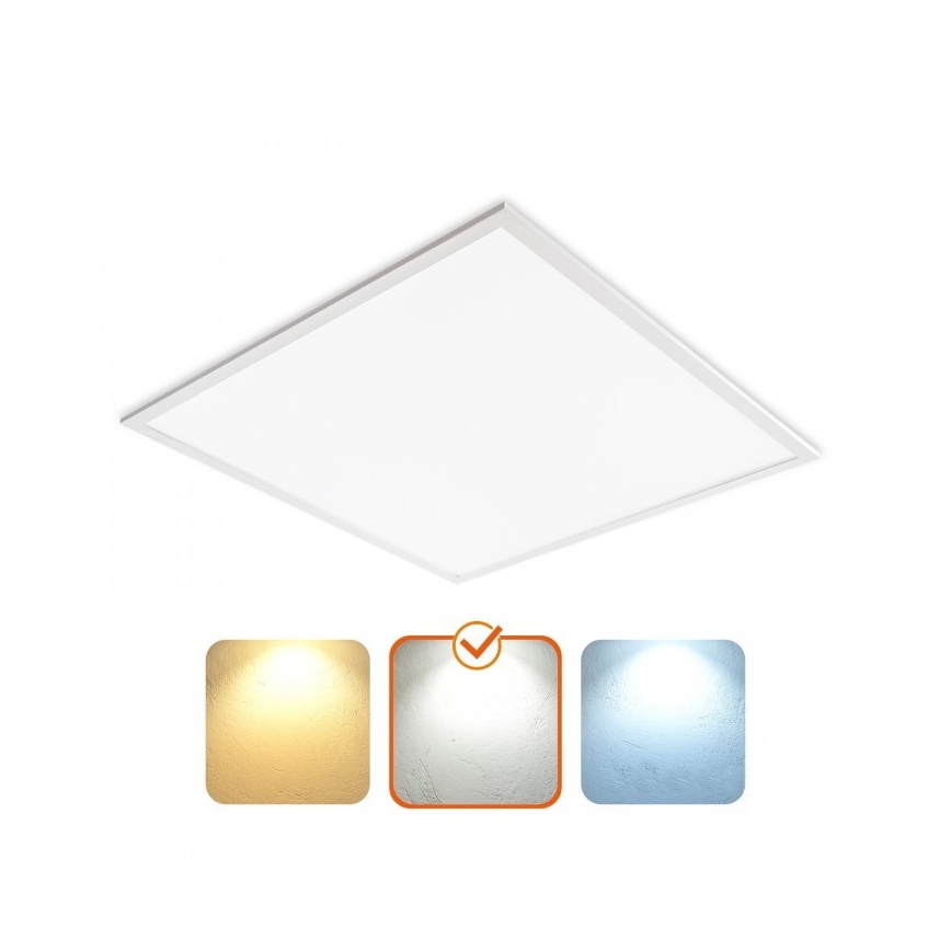 Panneau LED encastrable DAVRO 40W/230V 4000K 62x62 cm blanc