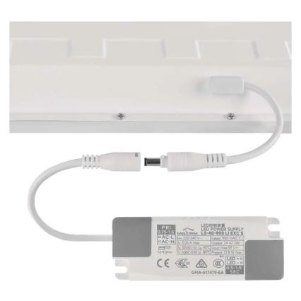 Panneau LED encastrable pour faux plafond DIXXO LED/36W/230V 4000K UGR19 60x60 cm blanc