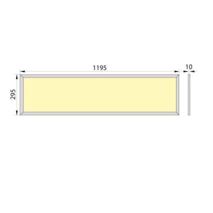 Panneau LED encastrable XELENT 120 LED/50W/230V 4000K IP40