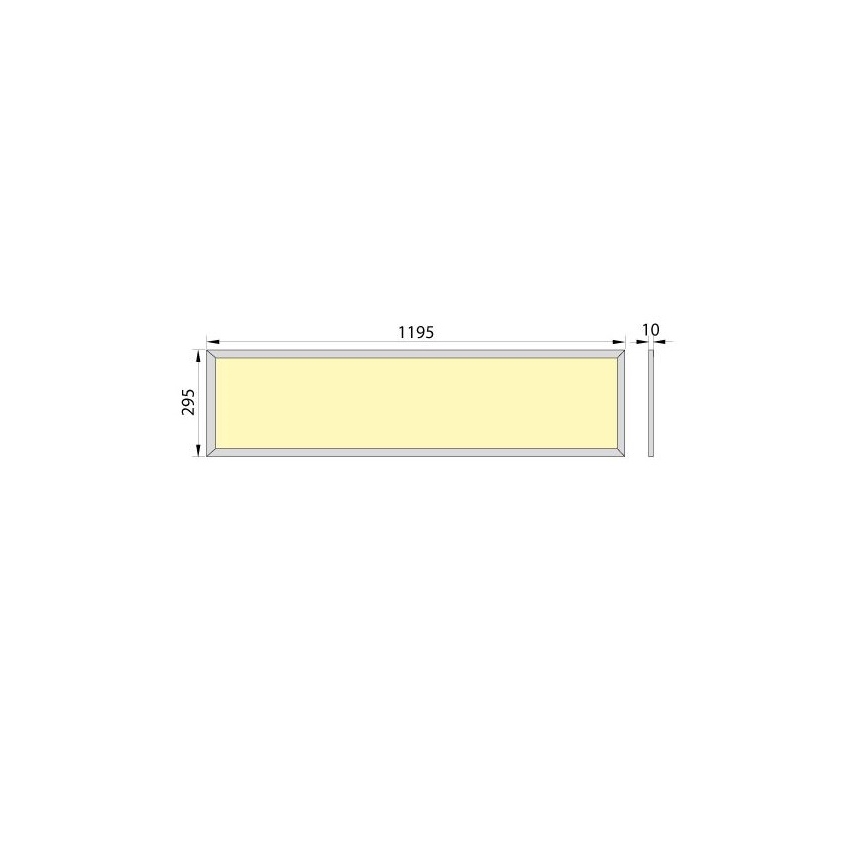 Panneau LED encastrable XELENT 120 LED/50W/230V 4000K IP40