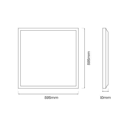 Panneau LED LED/40W/230V 4000K 60x60 cm