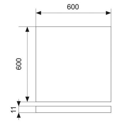 Panneau LED LED/40W/230V 4000K 60x60 cm