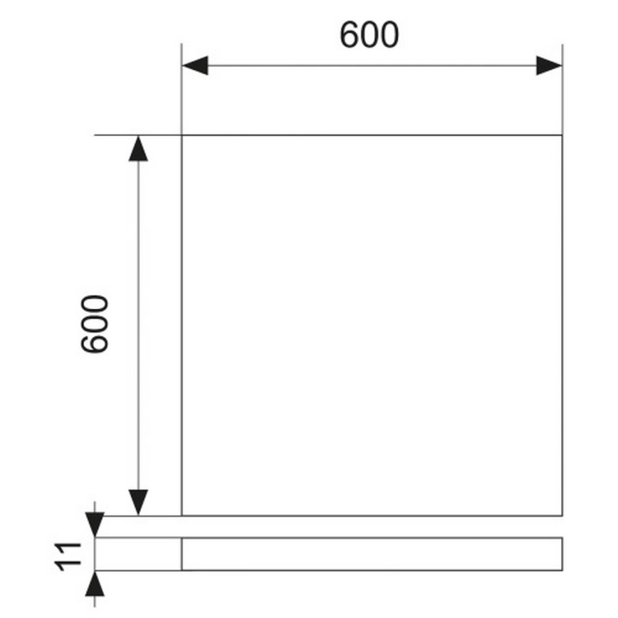 Panneau LED LED/40W/230V 4000K 60x60 cm