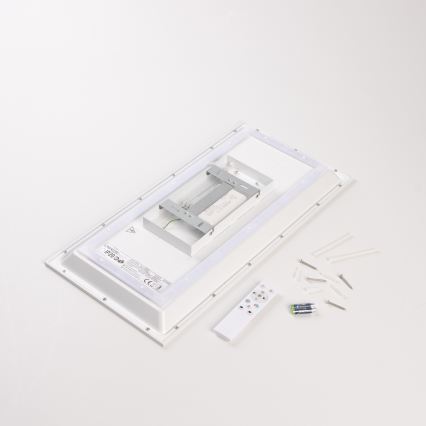 Panneau LED RGBW dimmable en saillie/22W/230V/2700-6500K/29,5x59,5 cm + télécommande