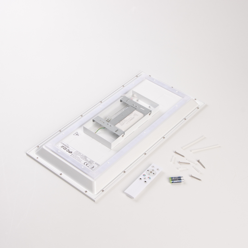 Panneau LED RGBW dimmable en saillie/22W/230V/2700-6500K/29,5x59,5 cm + télécommande