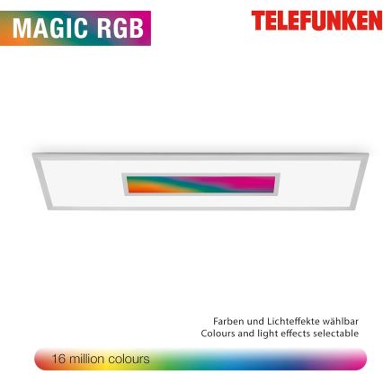 Panneau LED RGBW dimmable LED/20W/230V 3000-6500K 25x100 cm argenté + télécommande