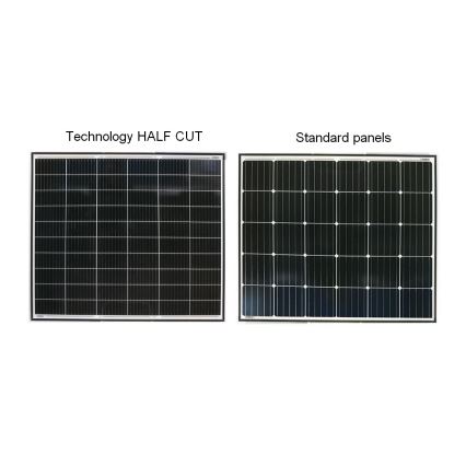 Panneau solaire photovoltaïque Leapton 400Wp full black IP68 Half Cut