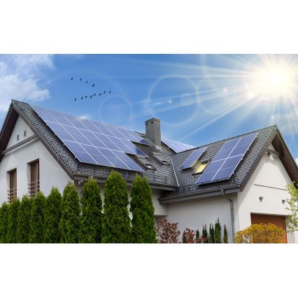 Panneau solaire photovoltaïque RISEN 400Wp cadre noir IP68 Half Cut