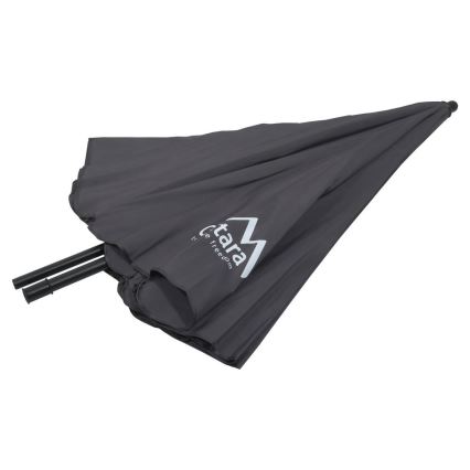 Parasol pliable et inclinable d. 1,8 m gris