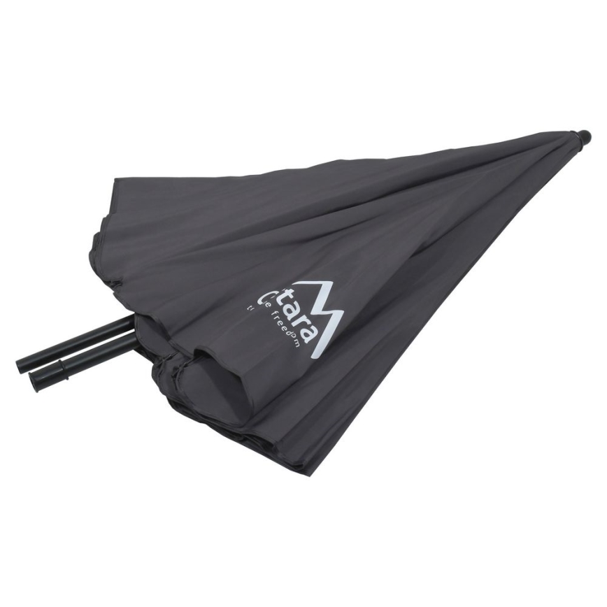 Parasol pliable et inclinable d. 1,8 m gris
