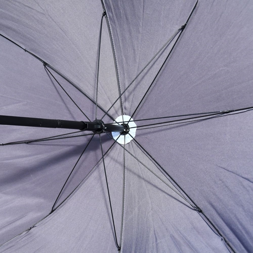 Parasol pliable et inclinable d. 1,8 m gris