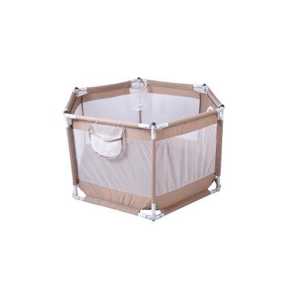 Parc de jeu 120 cm marron