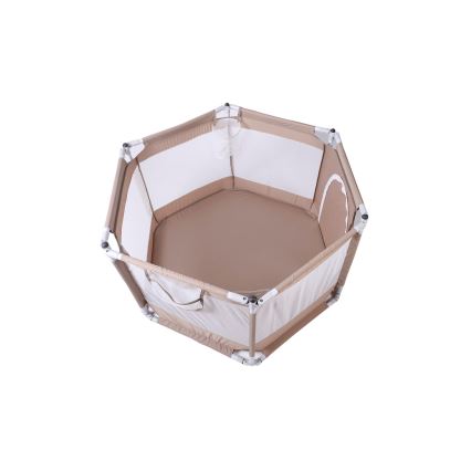 Parc de jeu 120 cm marron