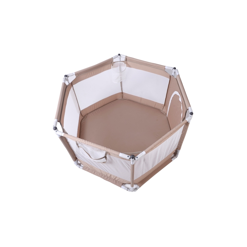 Parc de jeu 120 cm marron