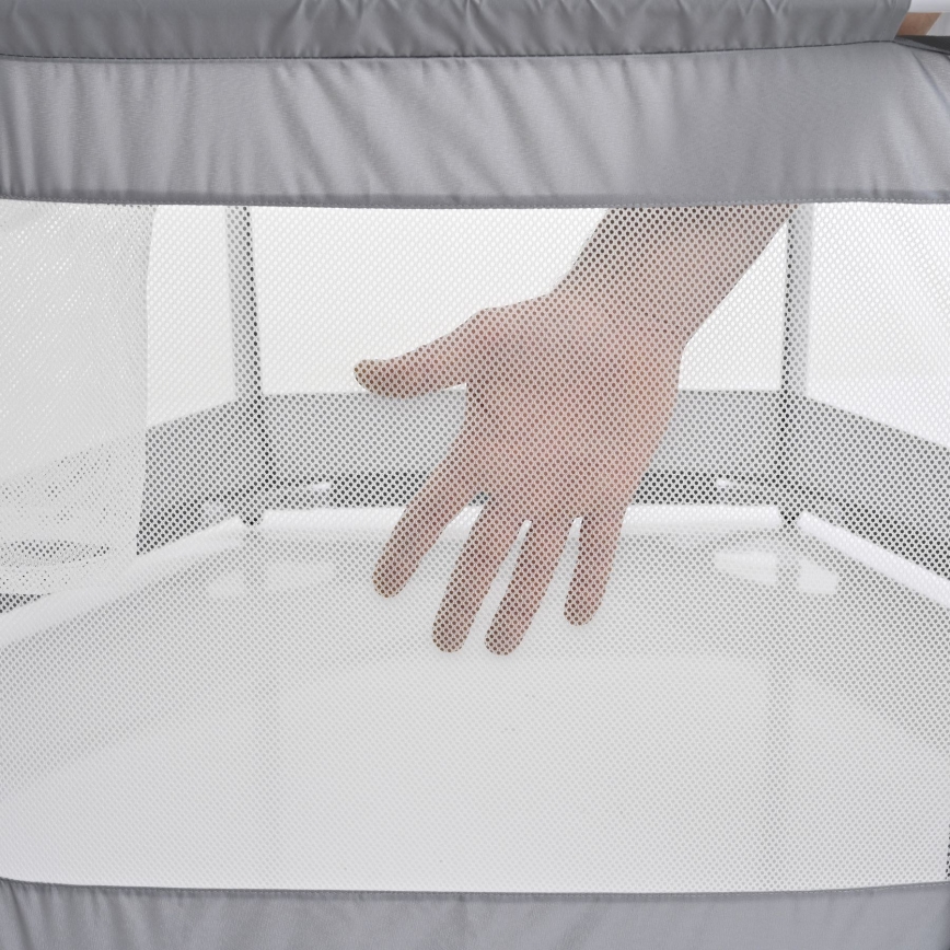 Parc de jeu 120 cm gris