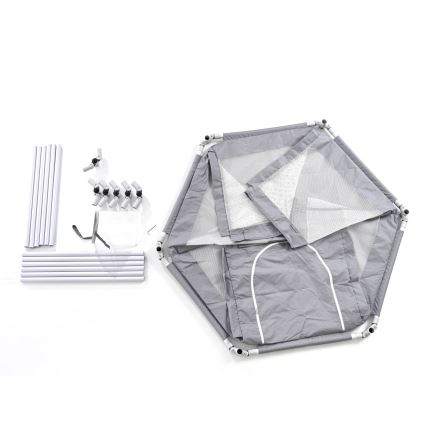Parc pour enfants 120 cm gris