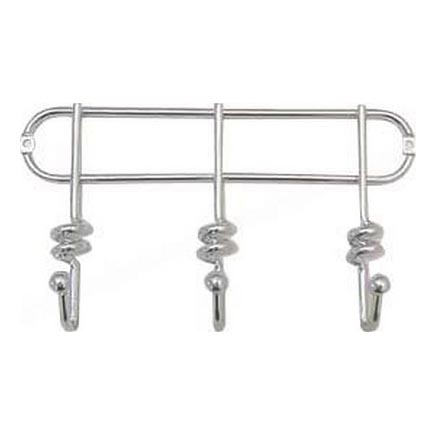 Patère murale TWIST 13,3x25,3 cm chrome brillant