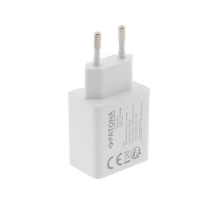 PATONA - Adaptateur de charge Power delivery 35W 2xUSB-C -PD 3.0