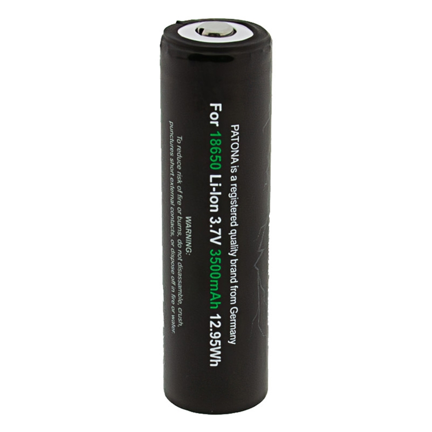 PATONA - Batterie 18650 Li-ion 3500 mAh PREMIUM 3,7 V