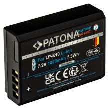 PATONA - Batterie Canon LP-E10 1020mAh Li-Ion Platinum Chargement USB-C