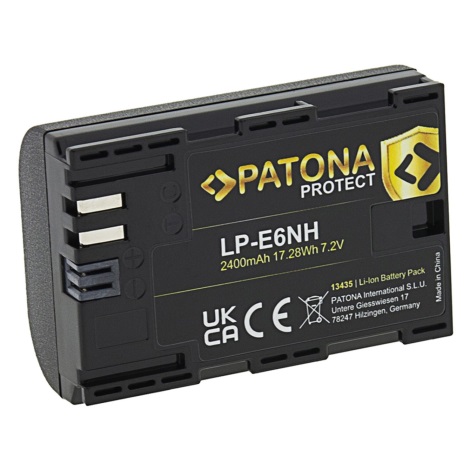 PATONA - Batterie Canon LP-E6NH 2250mAh Li-Ion Protect EOS R5/R6