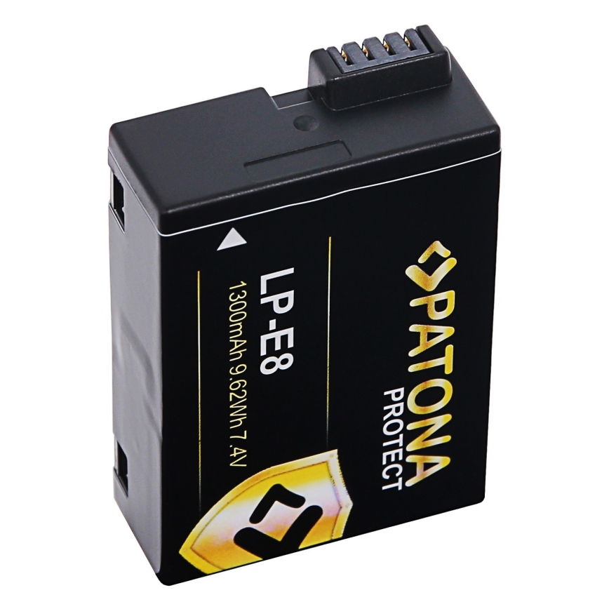 PATONA - Batterie Canon LP-E8/LP-E8+ 1300mAh Li-Ion Protect