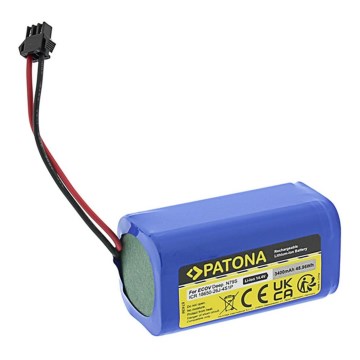 PATONA - Batterie Ecovacs Deebot 600/N79/715 3400mAh Li-lon 14,4V