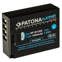 PATONA - Batterie Fuji NP-W126S 1050mAh Li-Ion Platinum Chargement USB-C