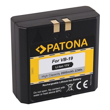 PATONA - Batterie GODOX VB18/VB19 2000mAh Li-ion 11V