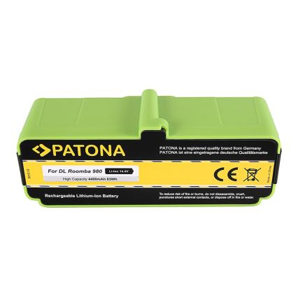 PATONA - Batterie iRobot Roomba 980 5200mAh 14.4V Li-lon