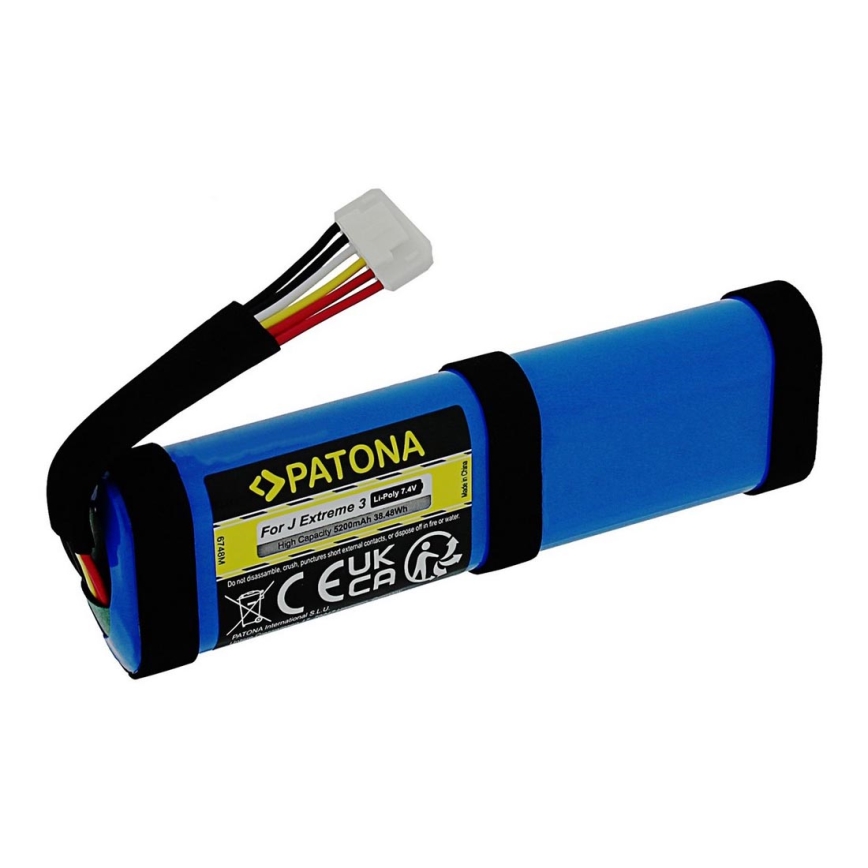 PATONA - Batterie JBL Xtreme 3 5200mAh 7,4V Li-Pol