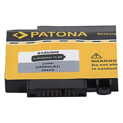 PATONA - Batterie Lenovo Thinkpad T460S/T470S 2000mAh Li-Pol 11,4V 01AV405