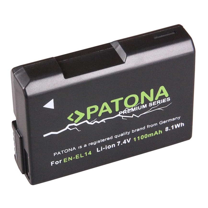 PATONA - Batterie Nikon EN-EL14 1100mAh Li-Ion Premium