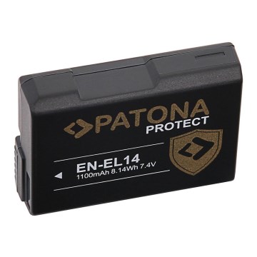 PATONA - Batterie Nikon EN-EL14 1100mAh Li-Ion Protect