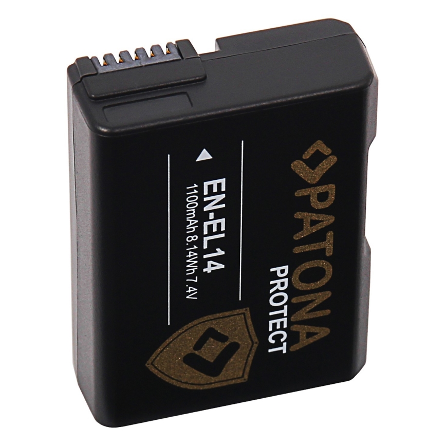 PATONA - Batterie Nikon EN-EL14 1100mAh Li-Ion Protect