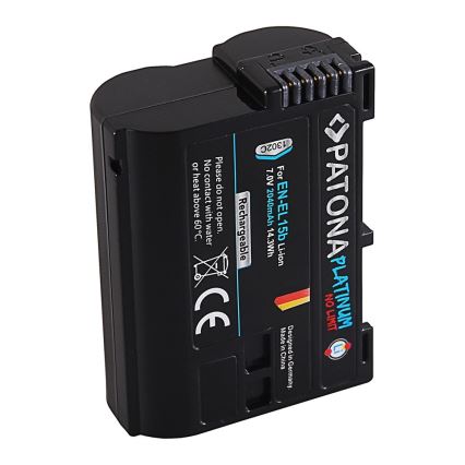 PATONA - Batterie Nikon EN-EL15B 2040mAh Li-Ion Platinum