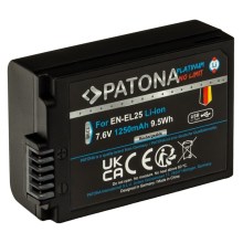 PATONA - Batterie Nikon EN-EL25 1250mAh Li-Ion Platinum Chargement USB-C